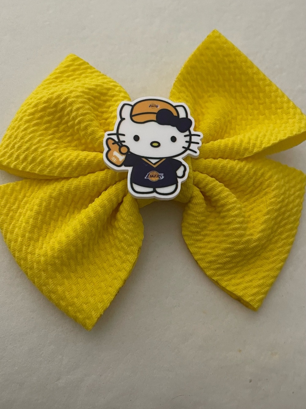 Hello Kitty Lakers Yellow Bow Accessory